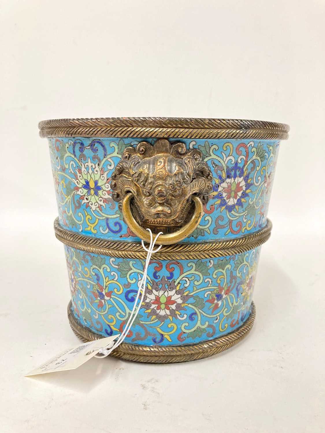 A pair of cloisonné buckets, - Image 14 of 31