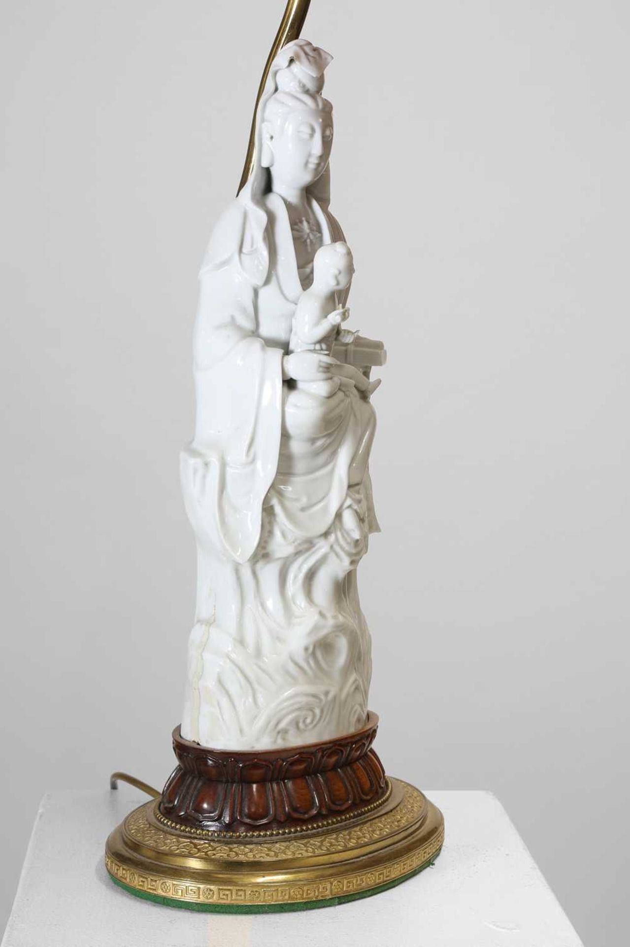 A Chinese blanc de Chine figure, - Image 4 of 7