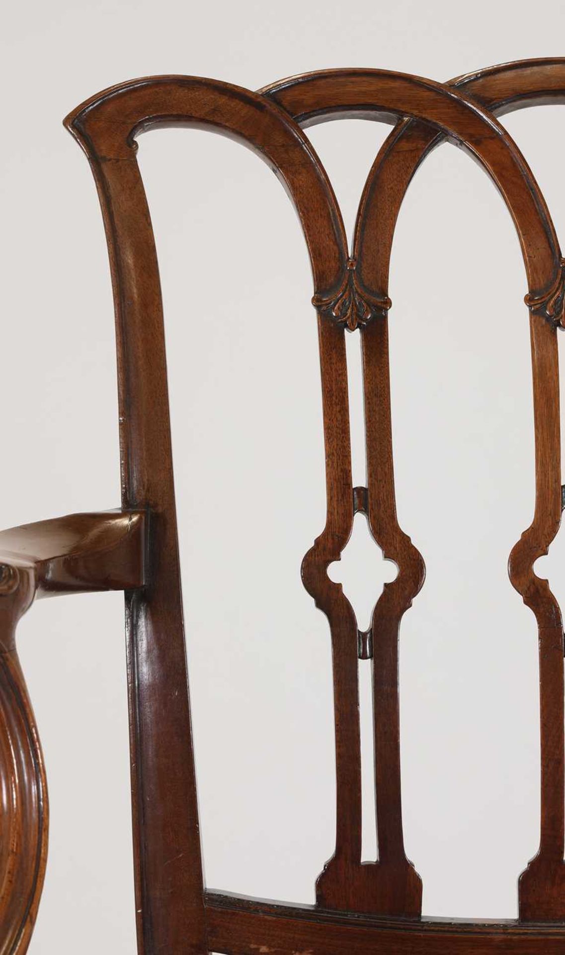 A George III mahogany armchair, - Image 15 of 41