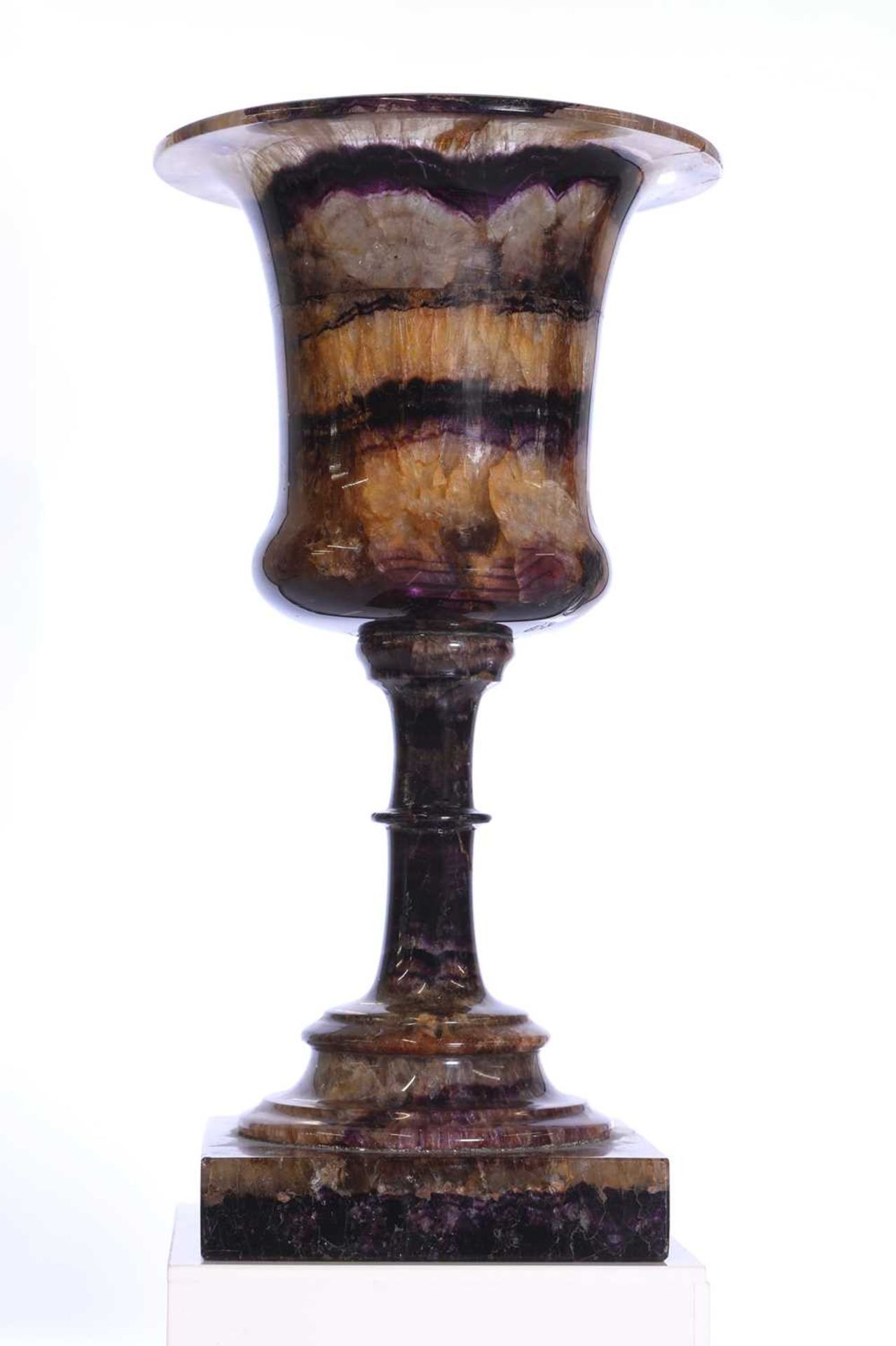 A George III Blue John or Derbyshire fluorspar urn, - Image 19 of 34