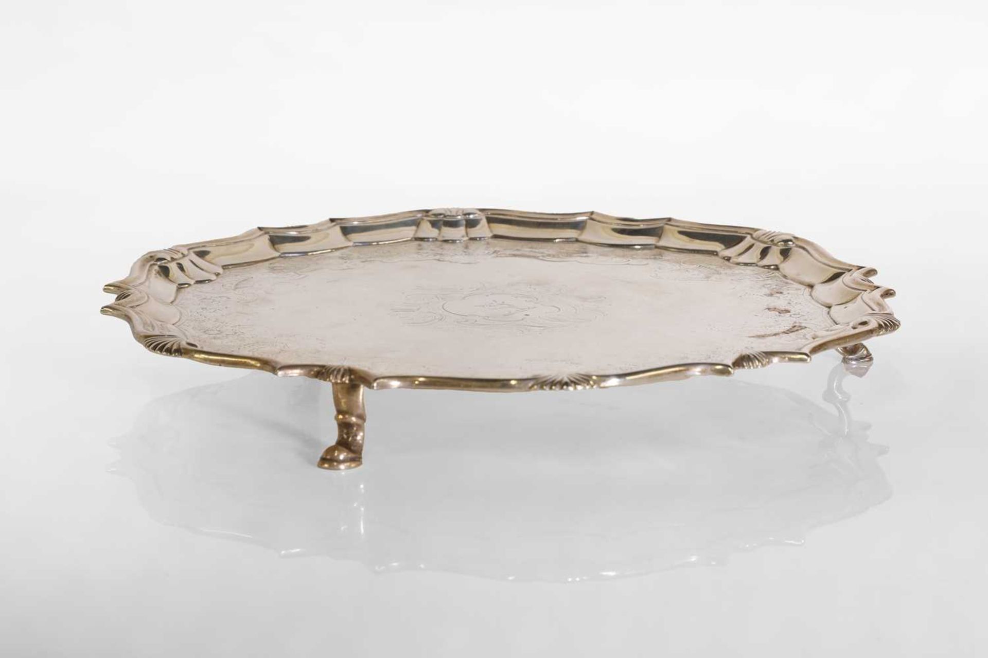 A George II silver salver, - Image 4 of 7