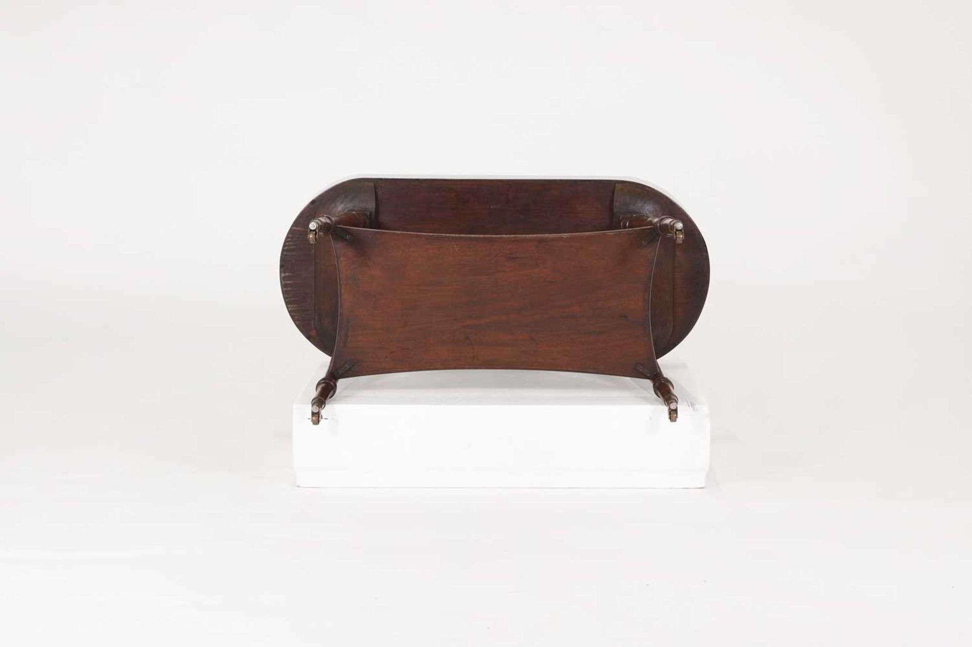 A George III mahogany tray on stand, - Image 8 of 34