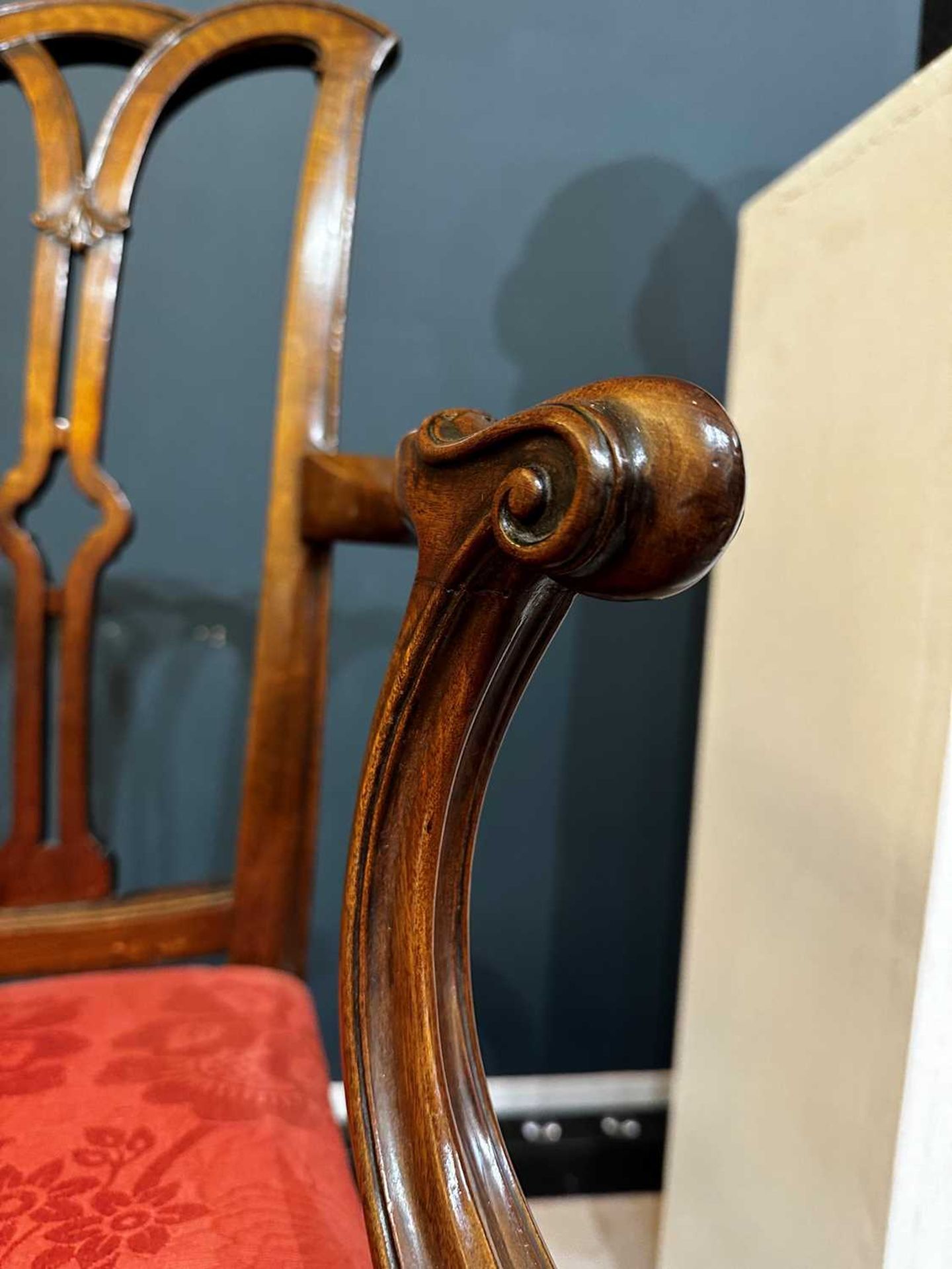 A George III mahogany armchair, - Image 28 of 41