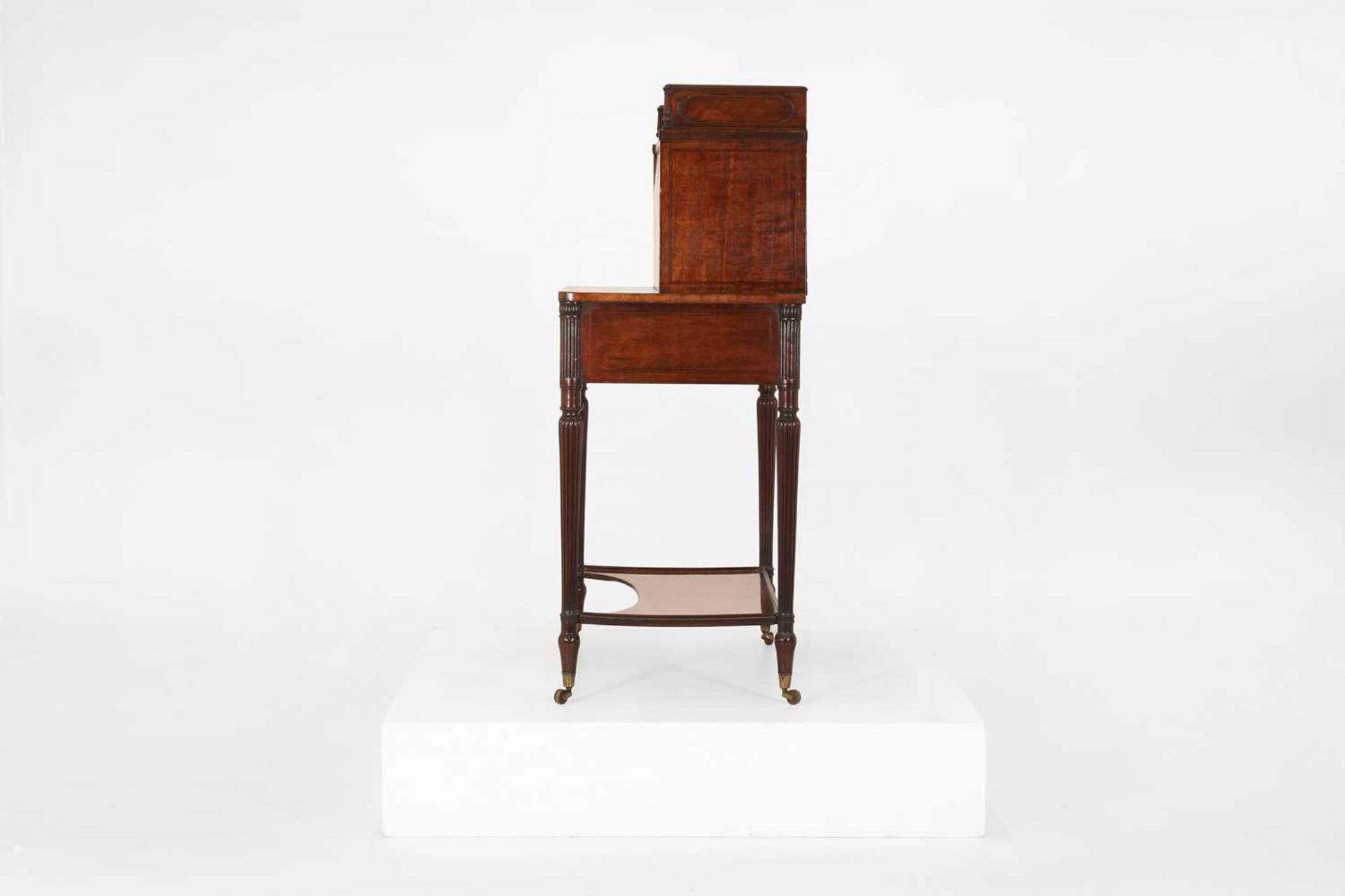 A George III Sheraton Period mahogany bonheur-du-jour, - Image 4 of 34