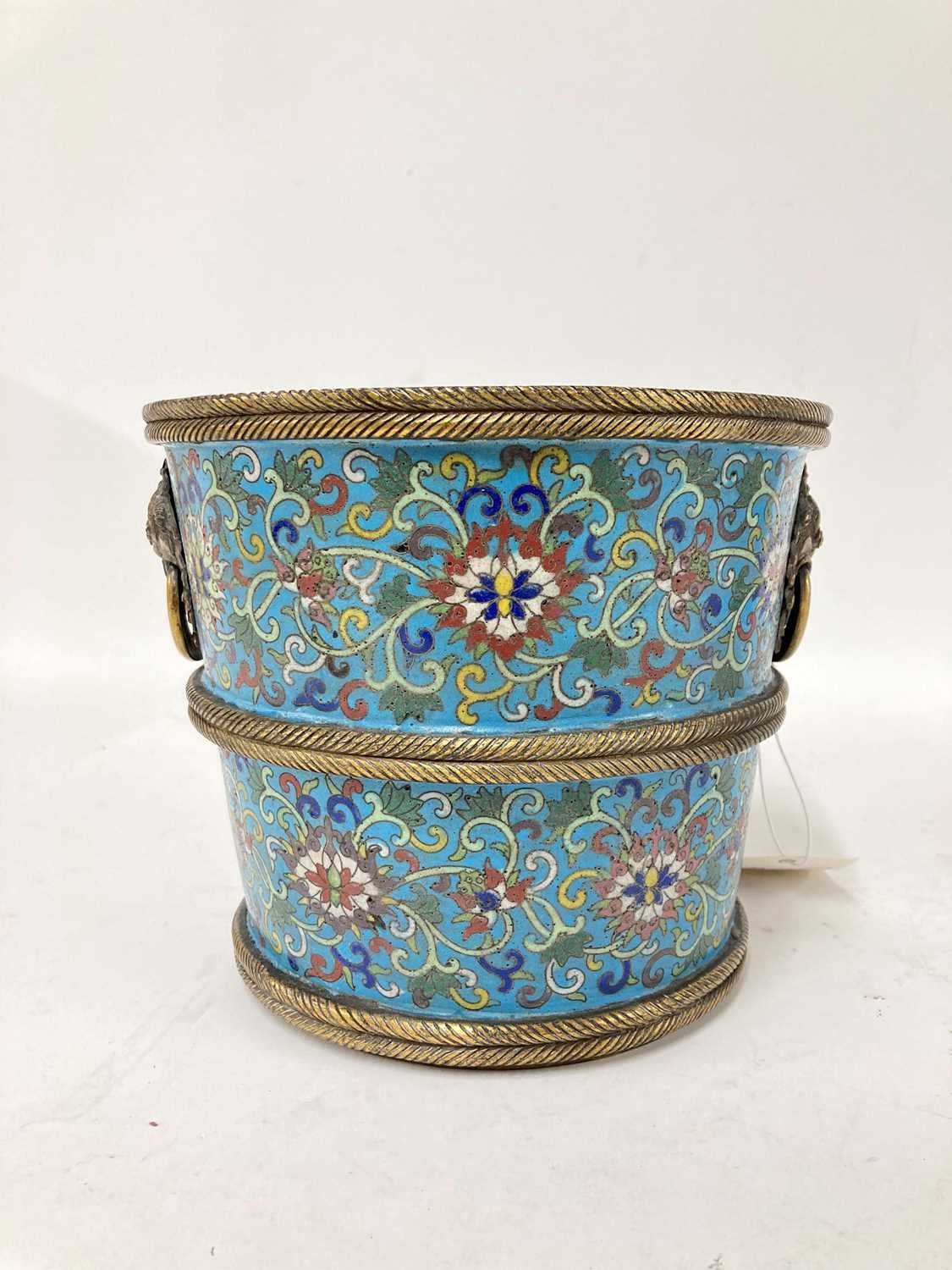 A pair of cloisonné buckets, - Image 18 of 31