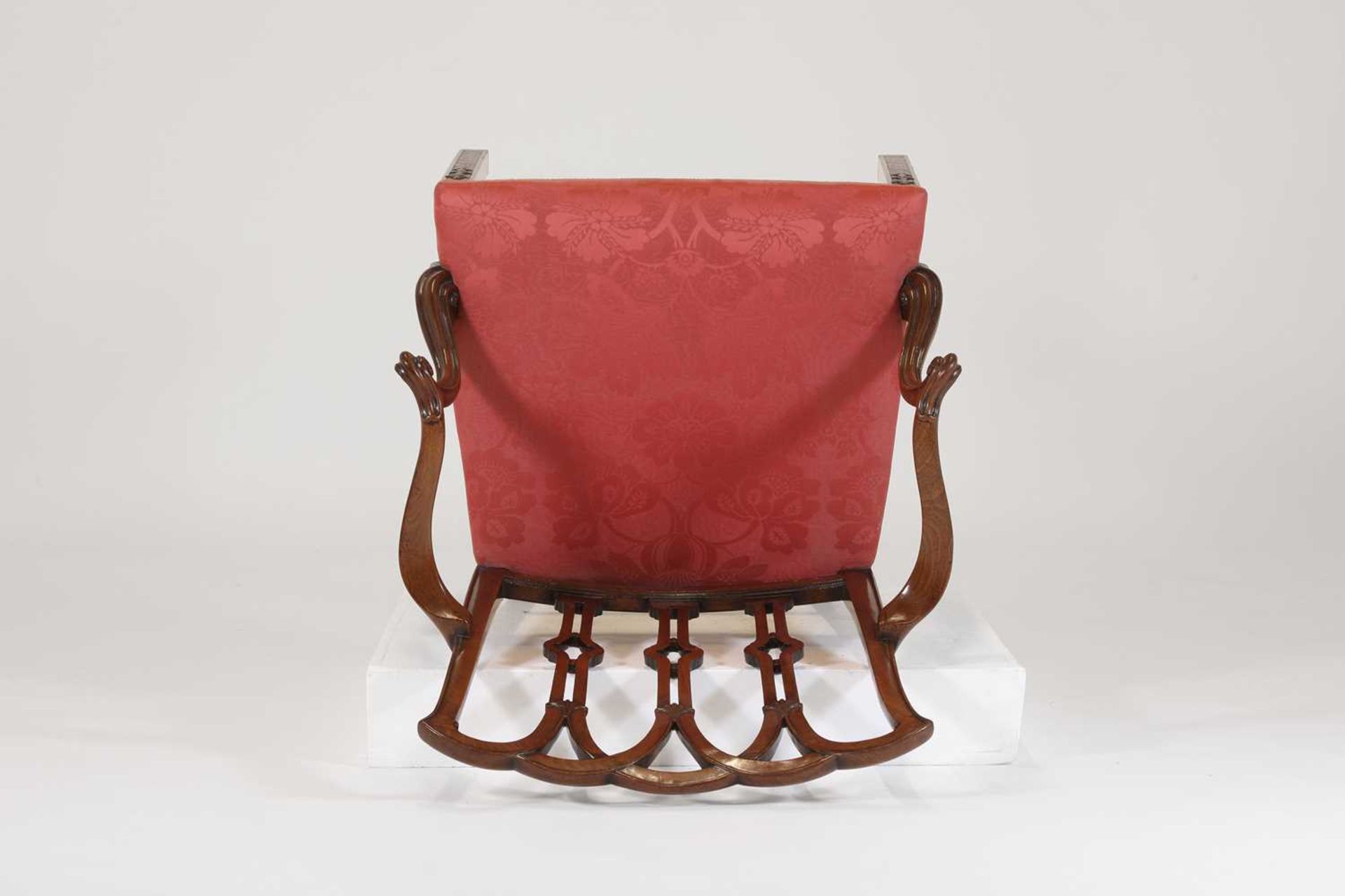 A George III mahogany armchair, - Image 8 of 41