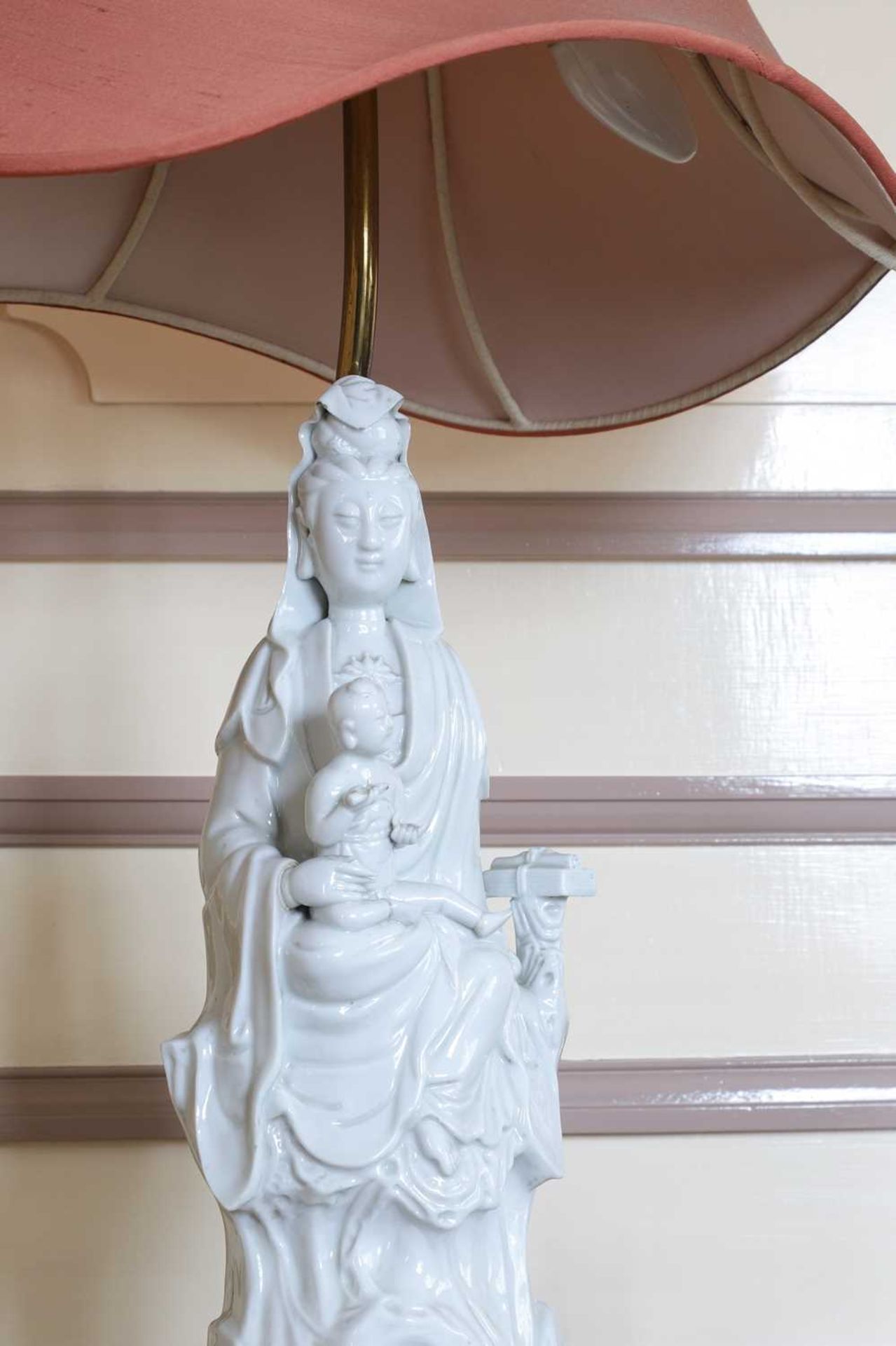 A Chinese blanc de Chine figure, - Image 2 of 7