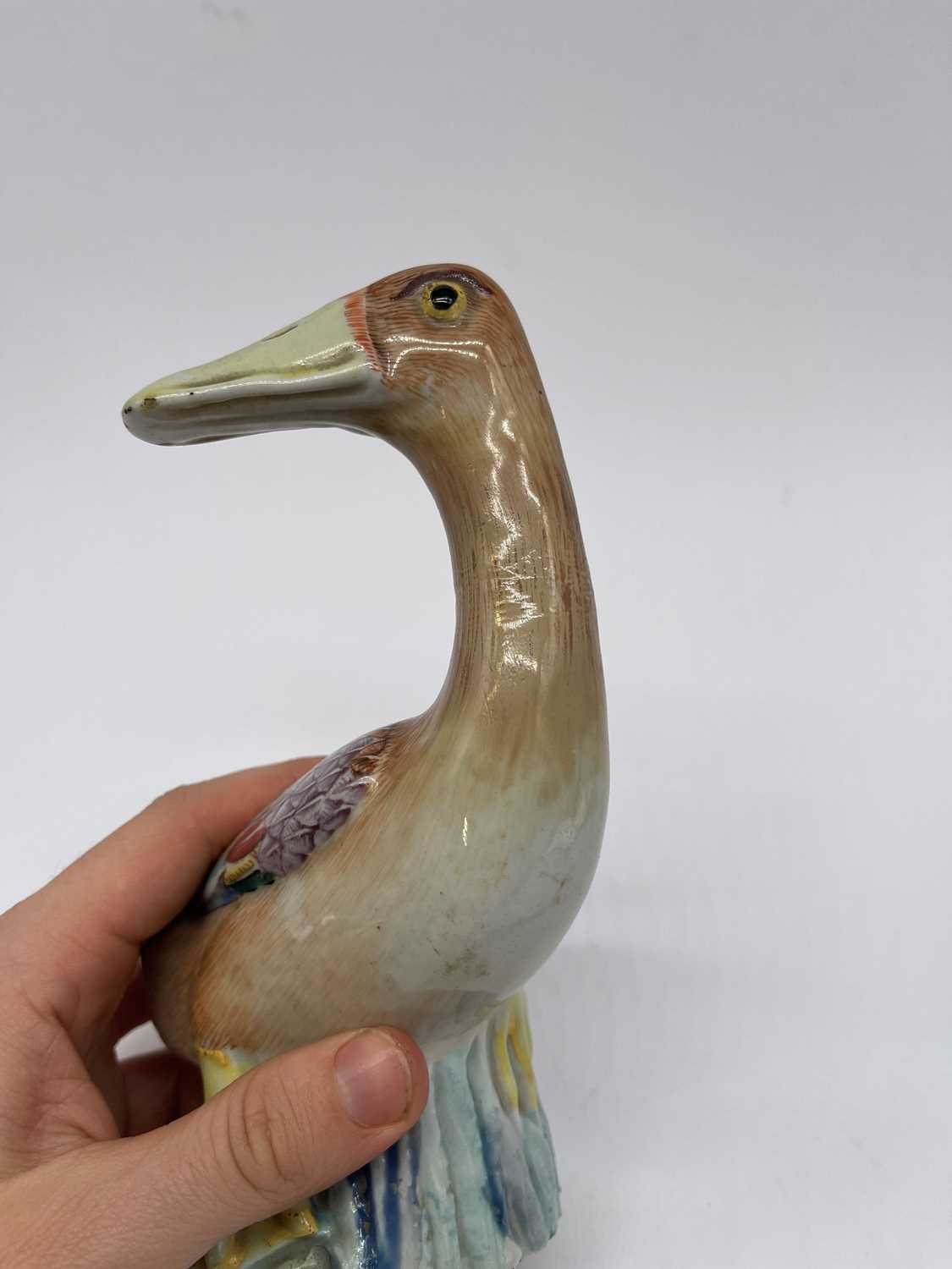 A Chinese export famille rose duck, - Image 13 of 13
