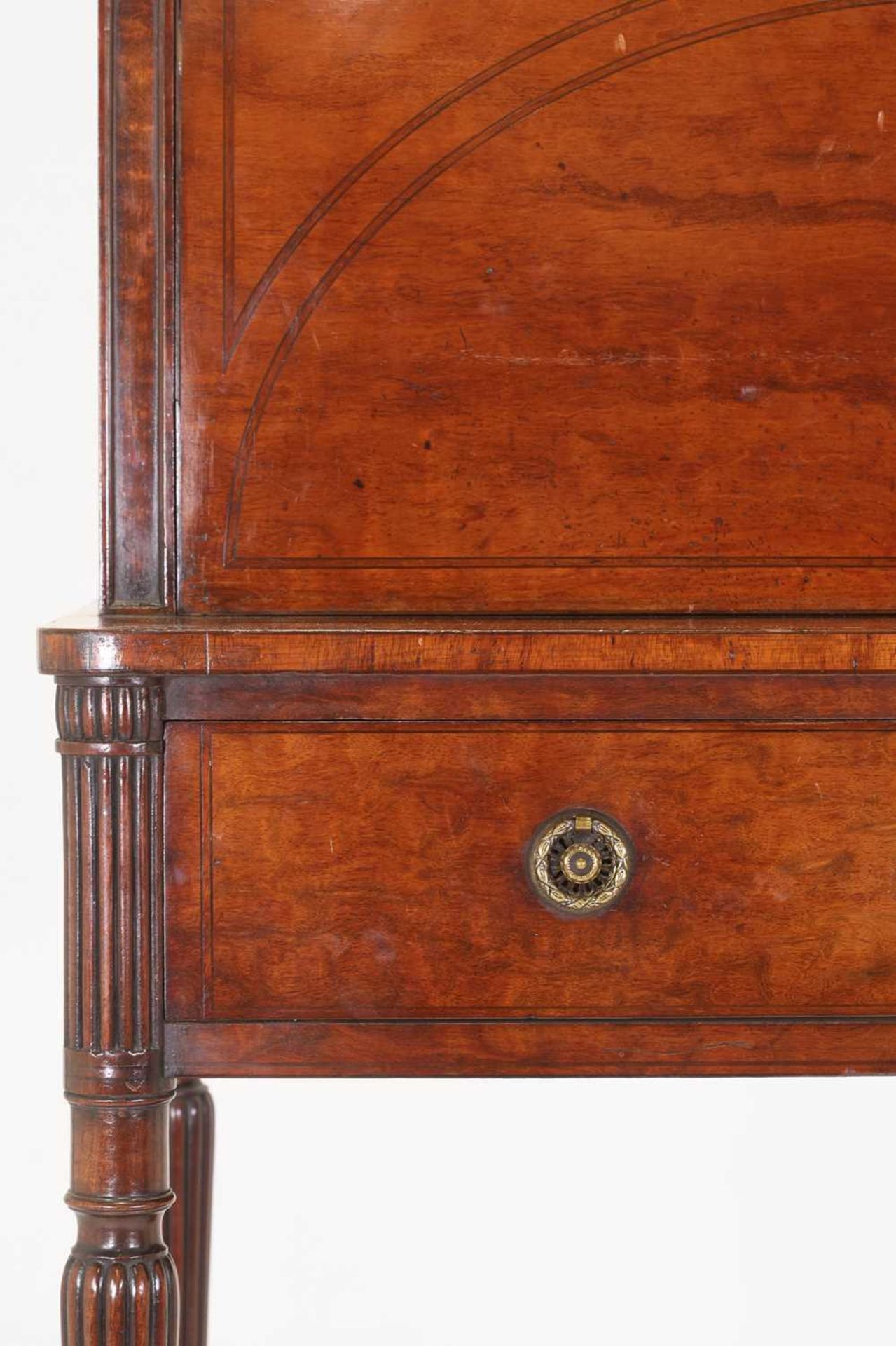 A George III Sheraton Period mahogany bonheur-du-jour, - Image 9 of 34