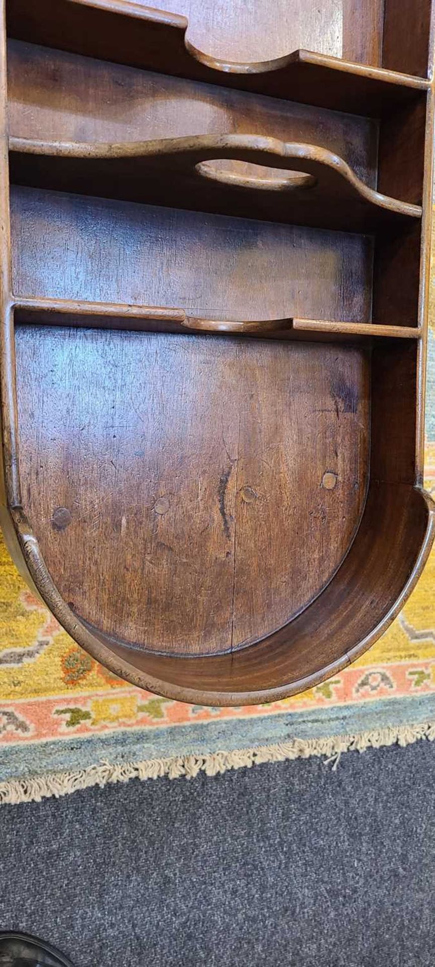 A George III mahogany tray on stand, - Image 24 of 34
