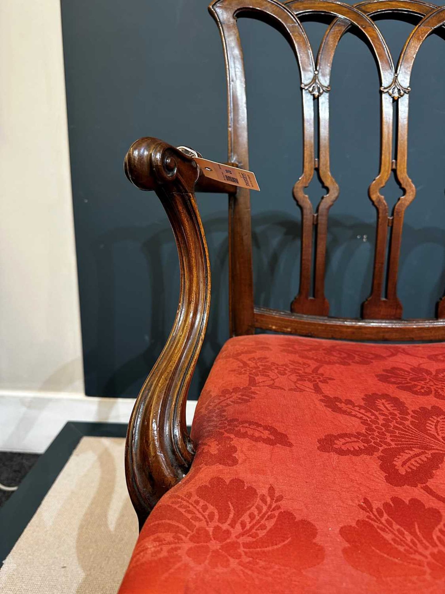 A George III mahogany armchair, - Image 25 of 41