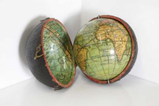 A George III 3-inch pocket globe,