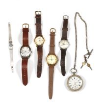 A collection of watches,