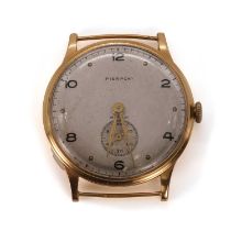 A Swiss gentlemen's 18ct gold Pierpont mechanical watch head,
