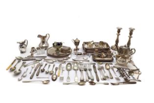 A collection of Sheffield plate and other silver-plated wares,