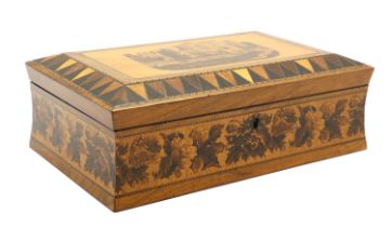 A Tunbridge Ware Hever Castle box,