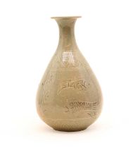 A Korean celadon vase,