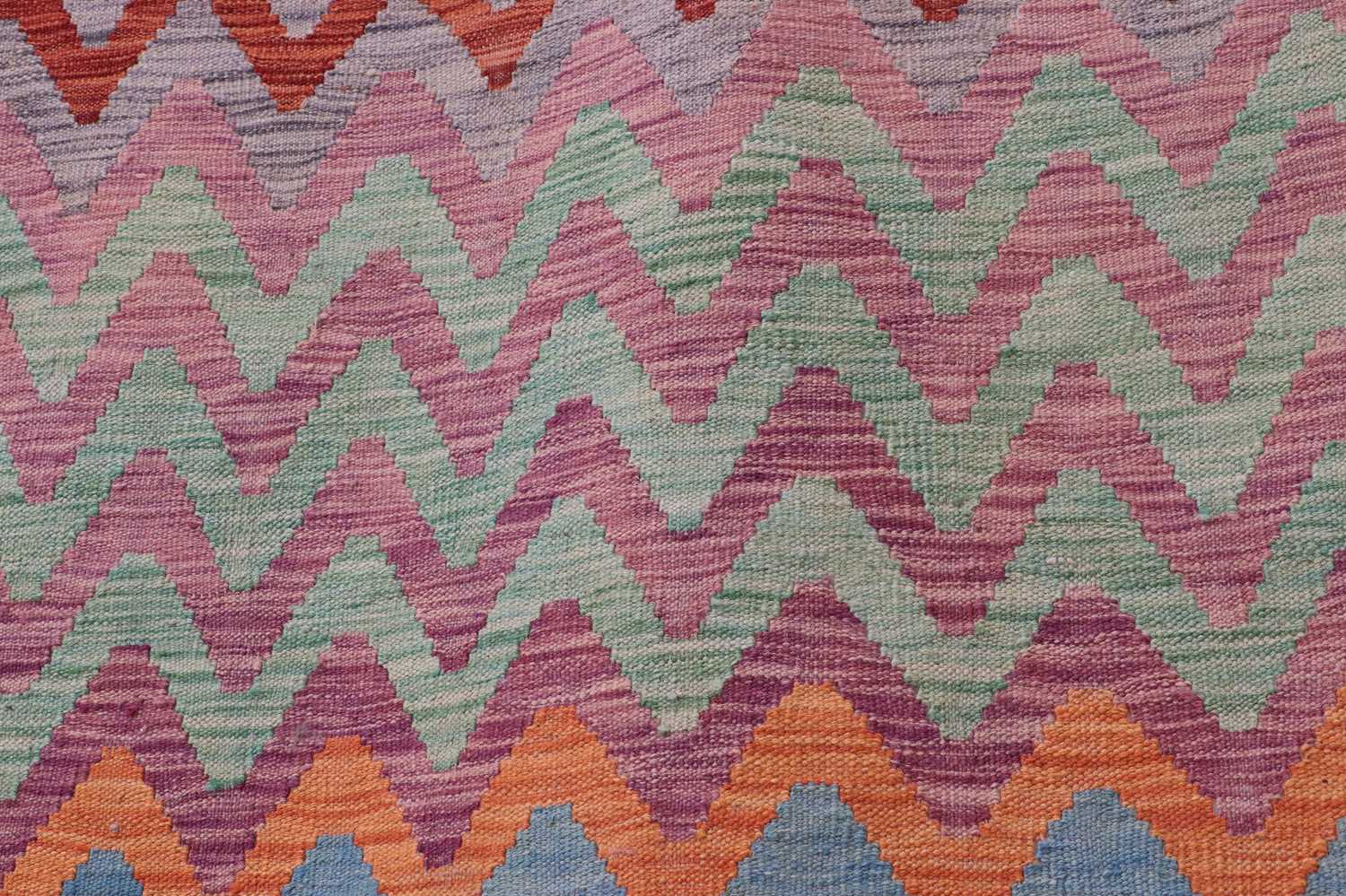 A Missoni-inspired flat-weave kelim rug, - Image 3 of 4