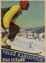 A Czechoslovakian travel poster,