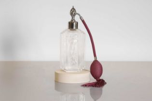 A Marc Lalique prototype glass atomiser,