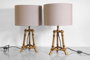 A pair of Italian table lamps,