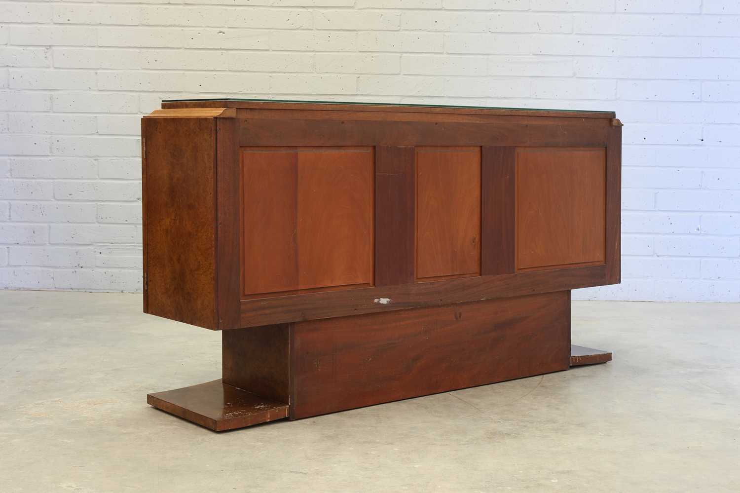 An Art Deco burr walnut sideboard, - Image 5 of 5