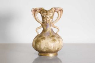 An Amphora twin-handled vase