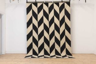 A contemporary flat-weave kelim rug,