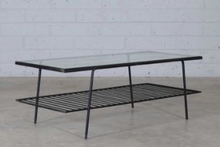 A Brazilian wrought-steel coffee table,