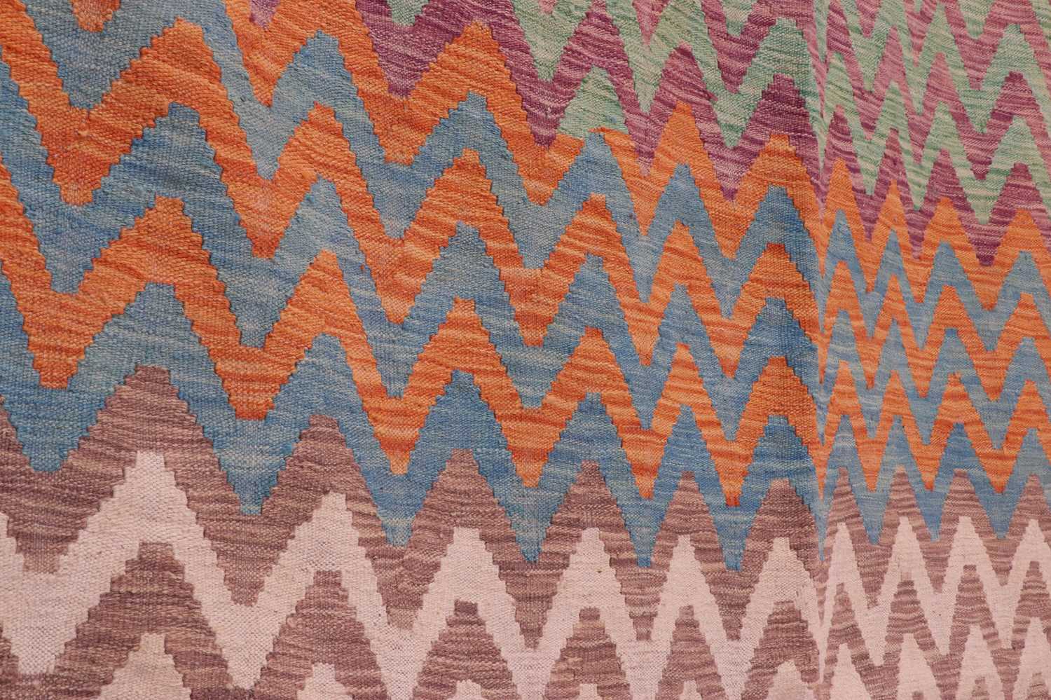 A Missoni-inspired flat-weave kelim rug, - Image 4 of 4