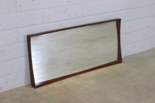 § A Danish rosewood mirror,