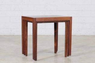 § A Danish rosewood nest of tables,