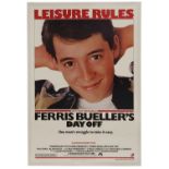 A 'Ferris Bueller's Day Off' one sheet film poster,
