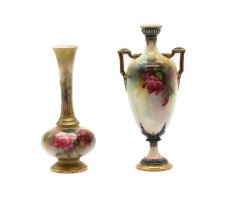 A Worcester porcelain vase