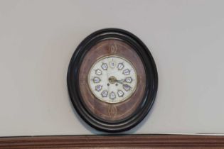 A French eight-day striking wall clock