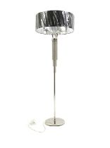 A contemporary silvered 'Langan' five light floor lamp,