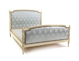 A Louis XVI style painted bed