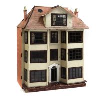 A painted dolls house