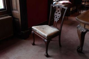A set of fifteen George II style dining chairs