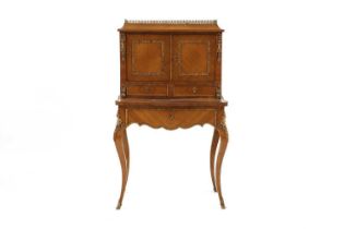 A Louis XV style kingwood bureau du dame,