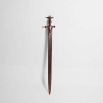 A Kirach tulwar sword,