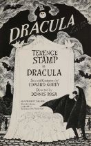An original 'Dracula' poster,