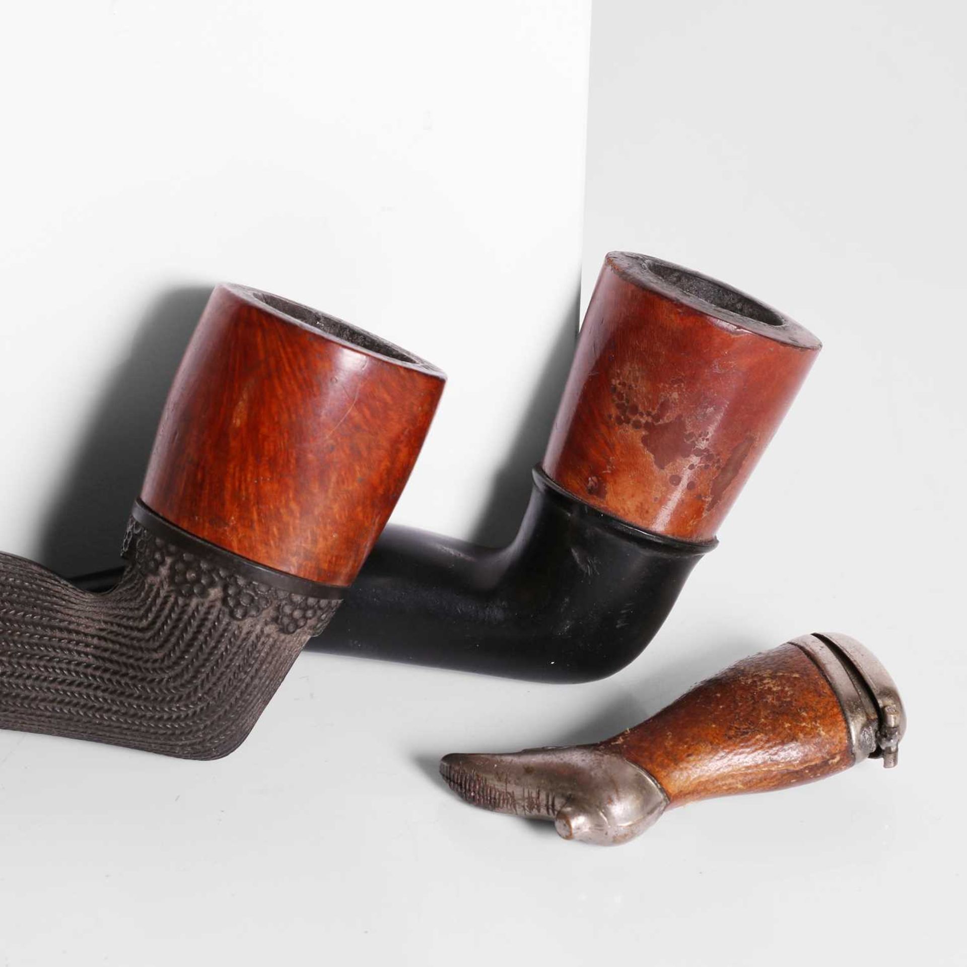 Two tobacco pipes, - Image 4 of 6