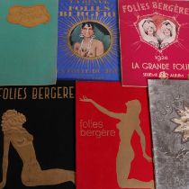 A group of six Folies Bergère programmes.