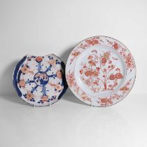 Two Chinese porcelain dishes,