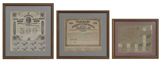 A group of three American bonds,