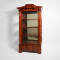 A mahogany Biedermeier vitrine,