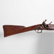 A 10-bore Brown Bess flintlock musket,