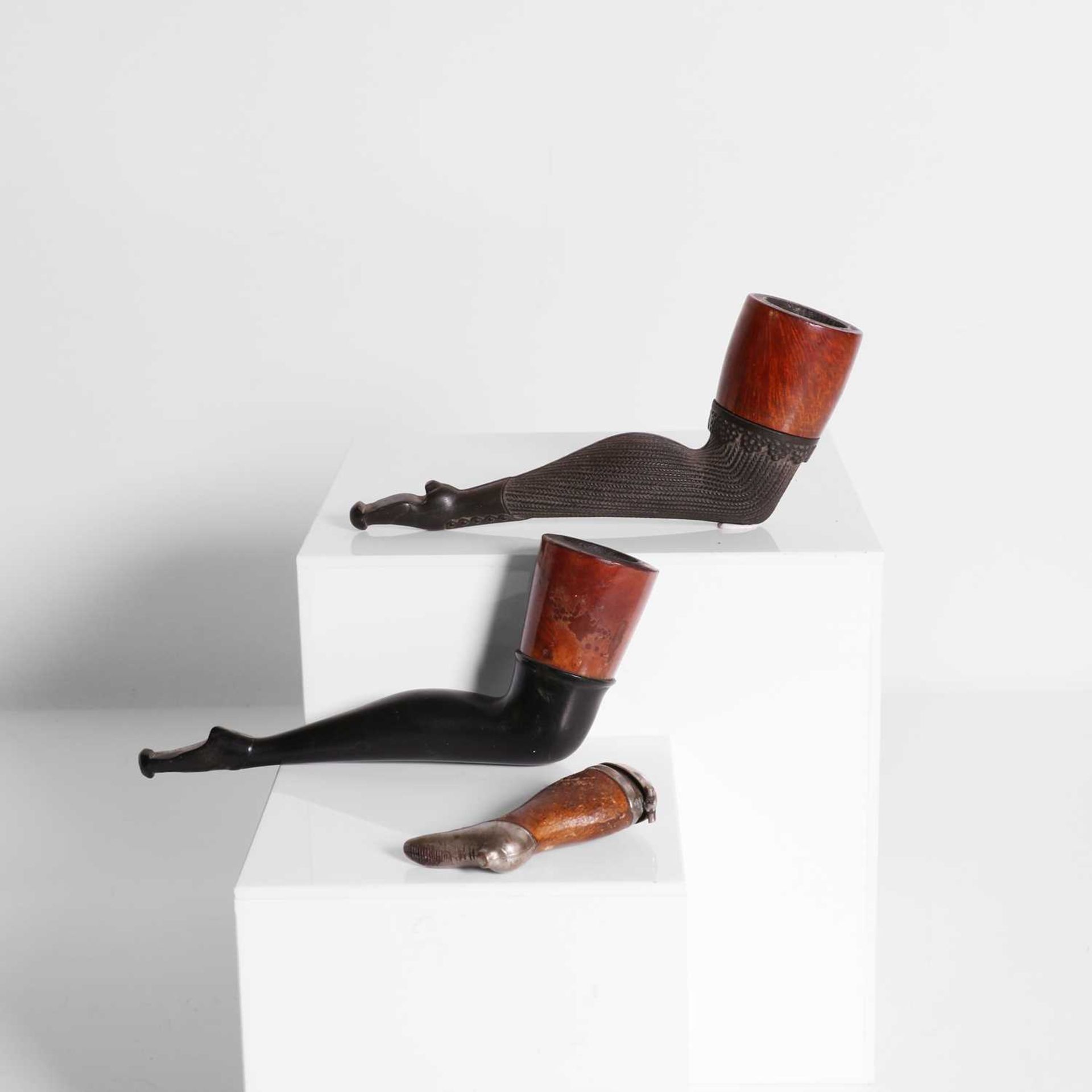 Two tobacco pipes, - Image 3 of 6