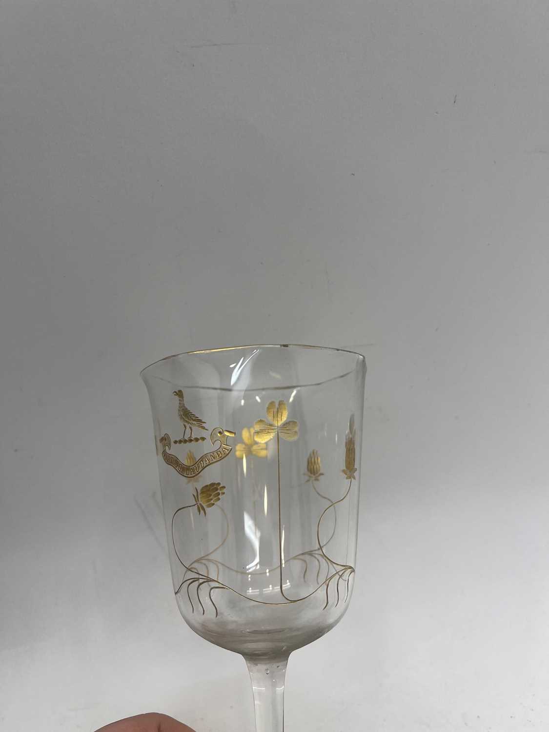 A suite of armorial drinking glasses - Image 18 of 21